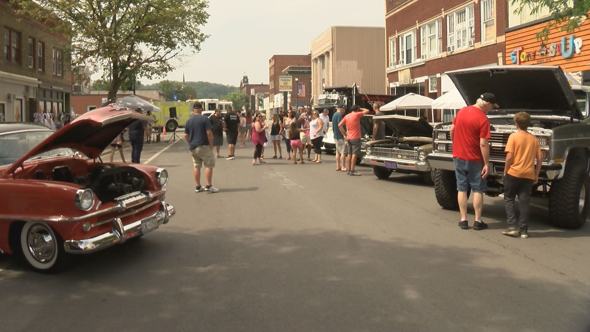 Herkimer Block holds money and mental health awareness
